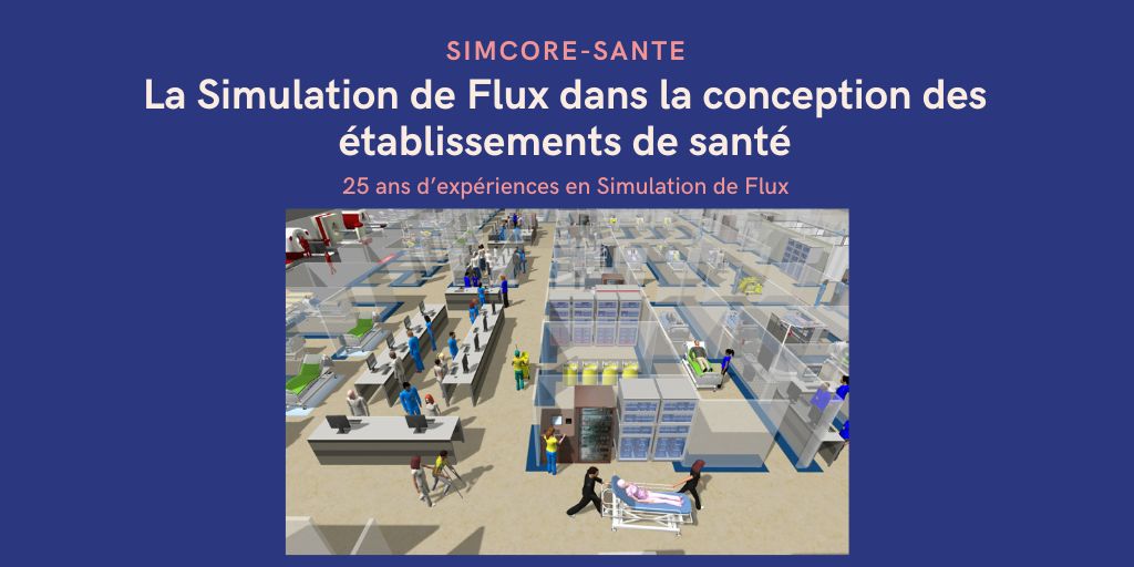 La simulation de flux pour aider la conception des établissements de santé.